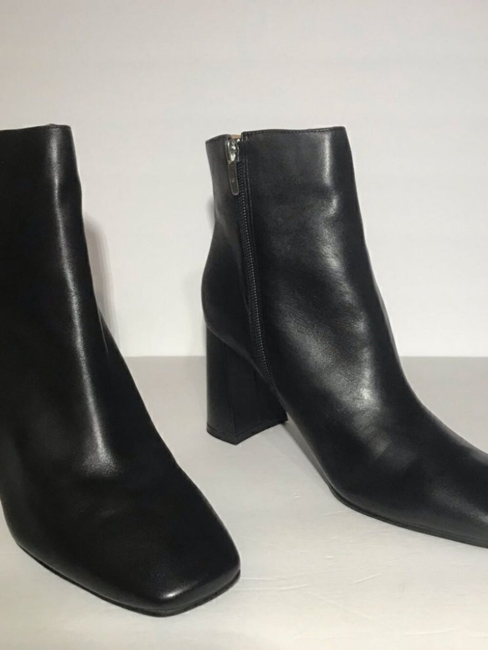 Marc Fisher Fellie Leather Ankle Boots